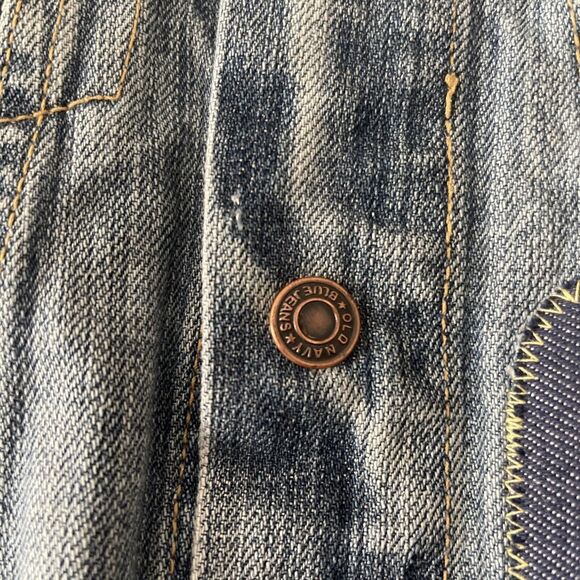 Kids Jacket Denim Trucker Skater Rock N Roll Vintage Patches - Picture 3 of 8